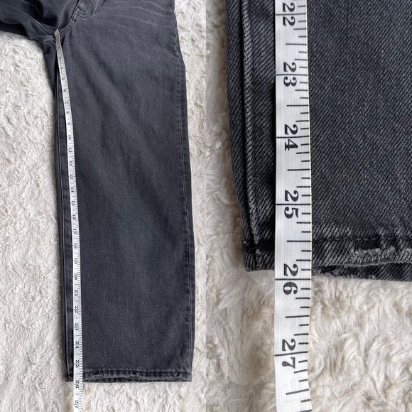 SOLD Madewell balloon leg jeans washed black noll wash MD690 28 - Picture 6 of 15